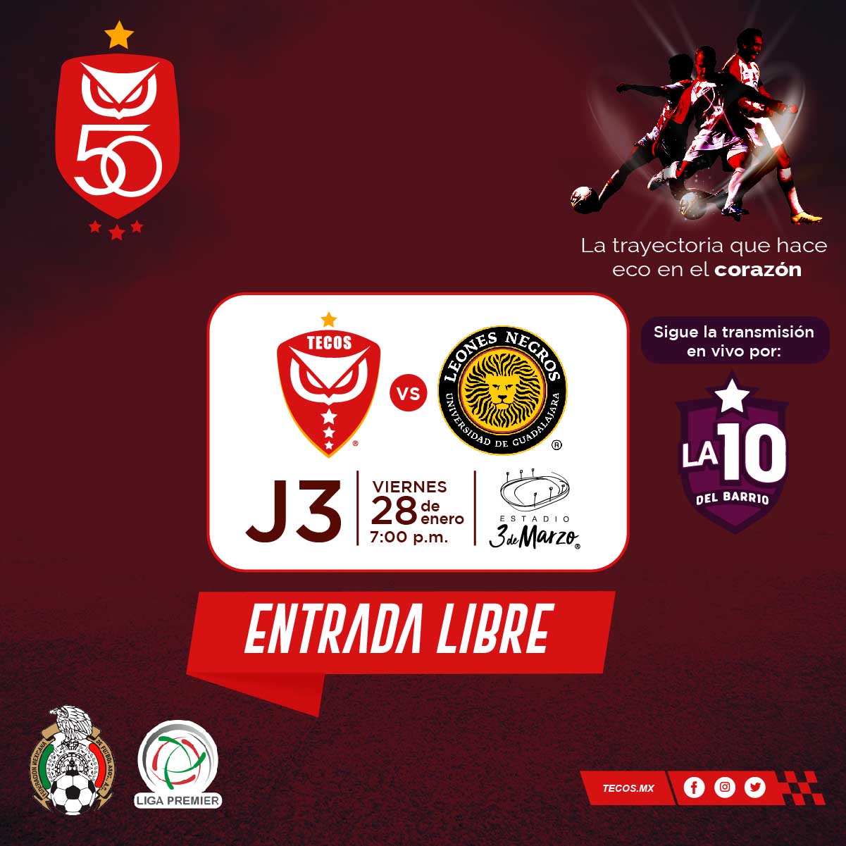Tecos vs Leones Negros, para empezar el Clausura en la Liga Premier | UAG  Media Hub